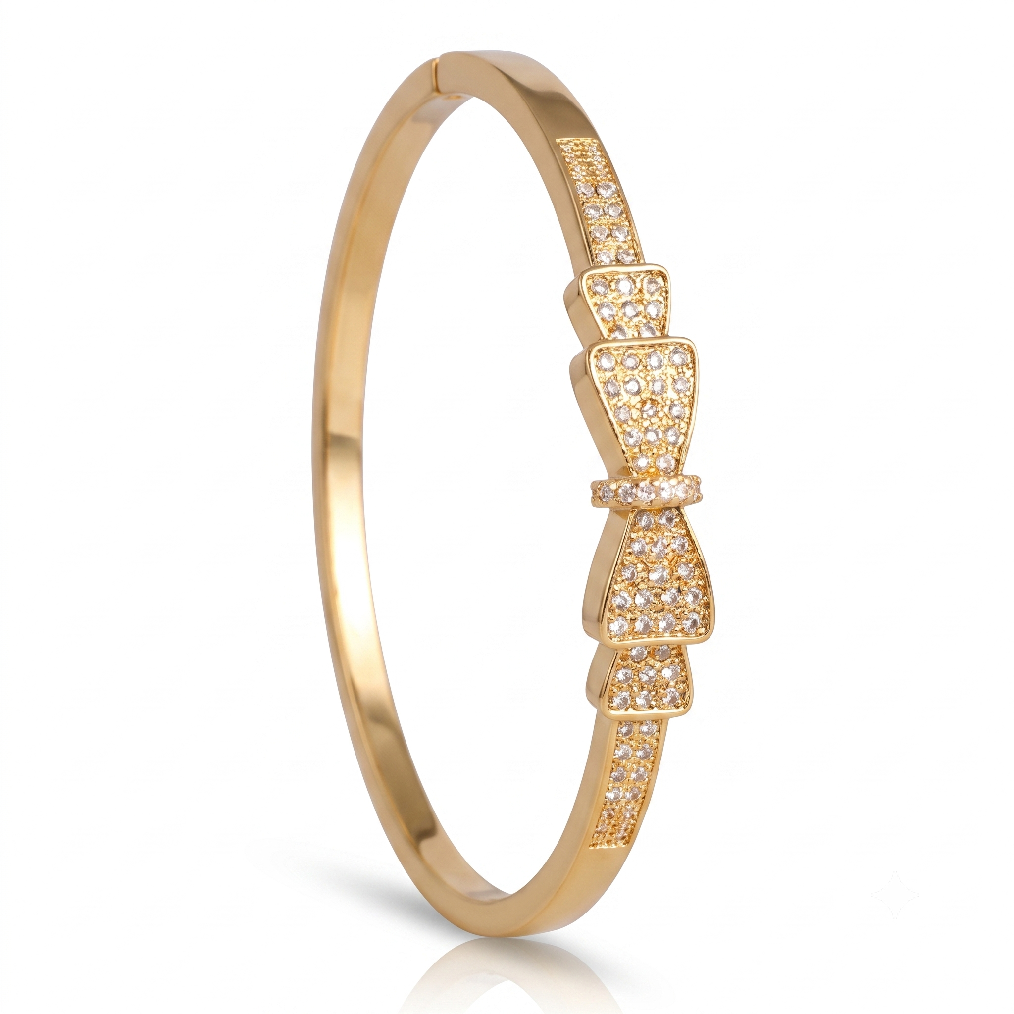 Crystal Bow Bangle