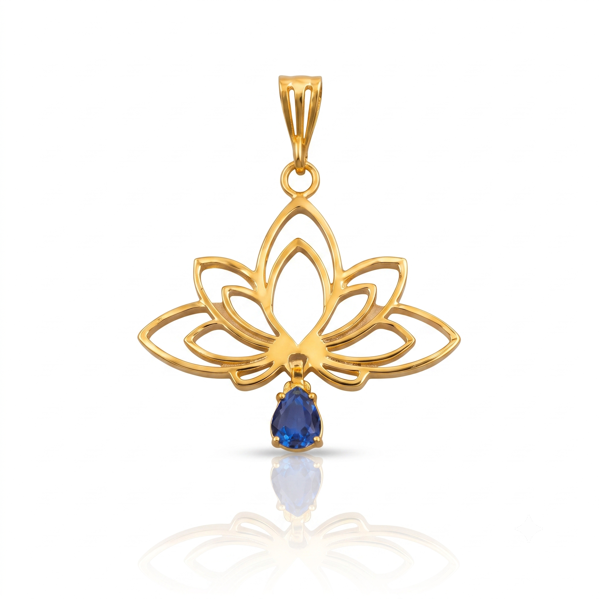 Azure Bloom Pendant